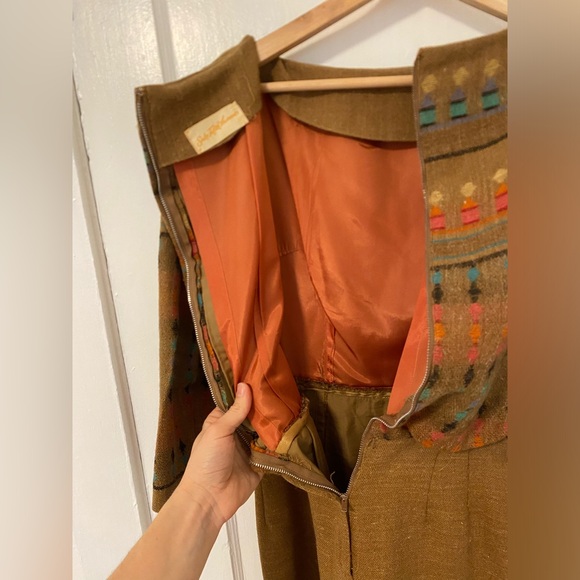 Vintage wool dress - Saks Fifth Avenue - Picture 2 of 4